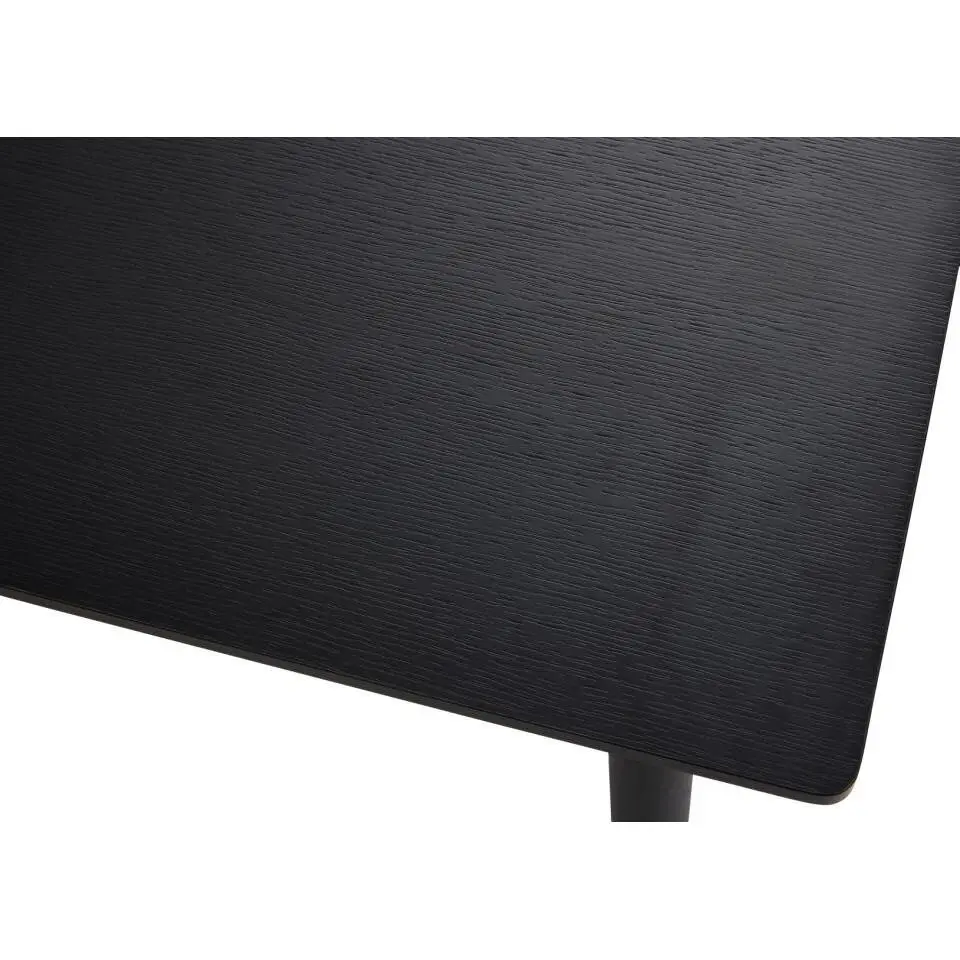 Eettafel Zwart Eiken - 140x85x75cm - Pensacola