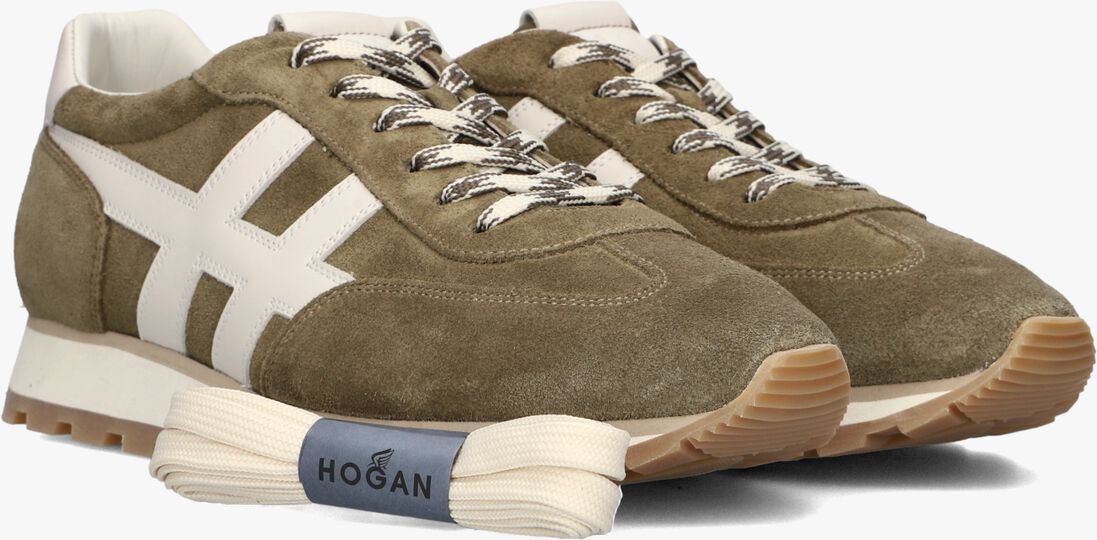 groene hogan lage sneakers h701 allacciato h