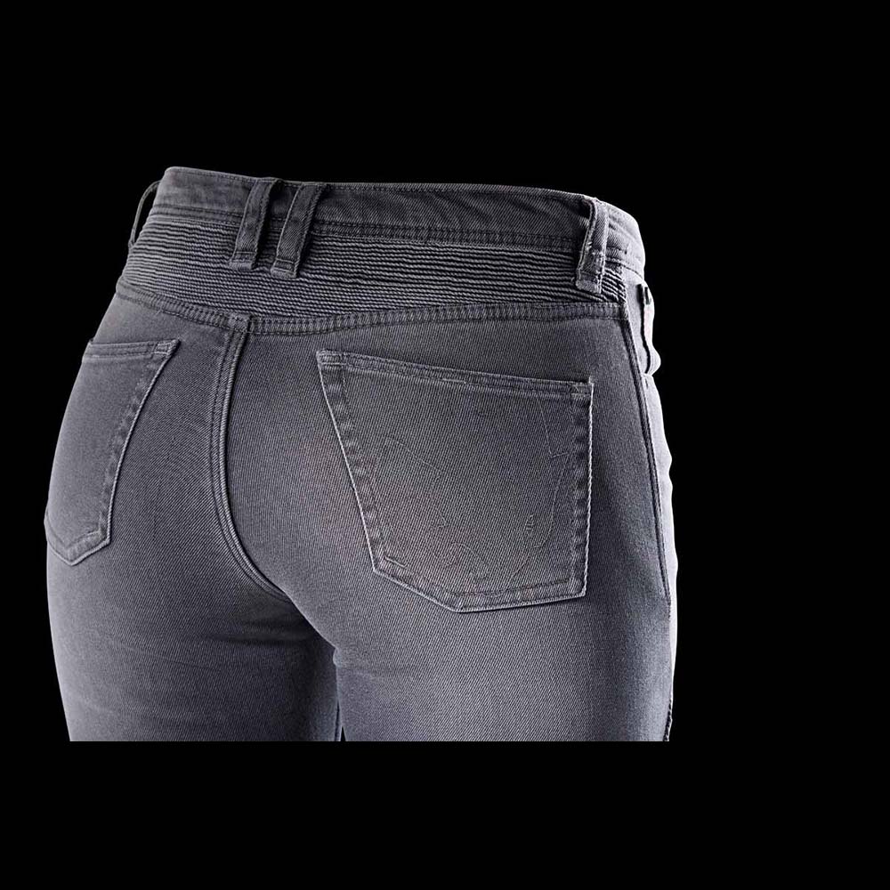 Furygan - Jean femme Purdey Evo Slim L32 Gris