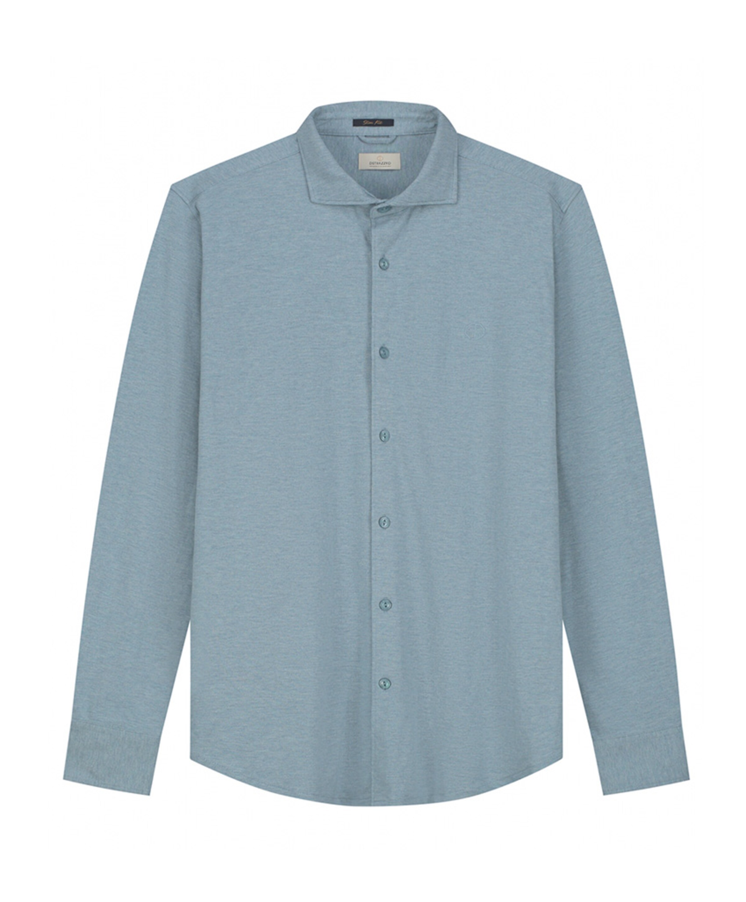 Dstrezzed Heren overhemd lange mouw blauw
