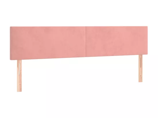 Sommier tapissier avec matelas et LED Rose 180x200 cm Velours