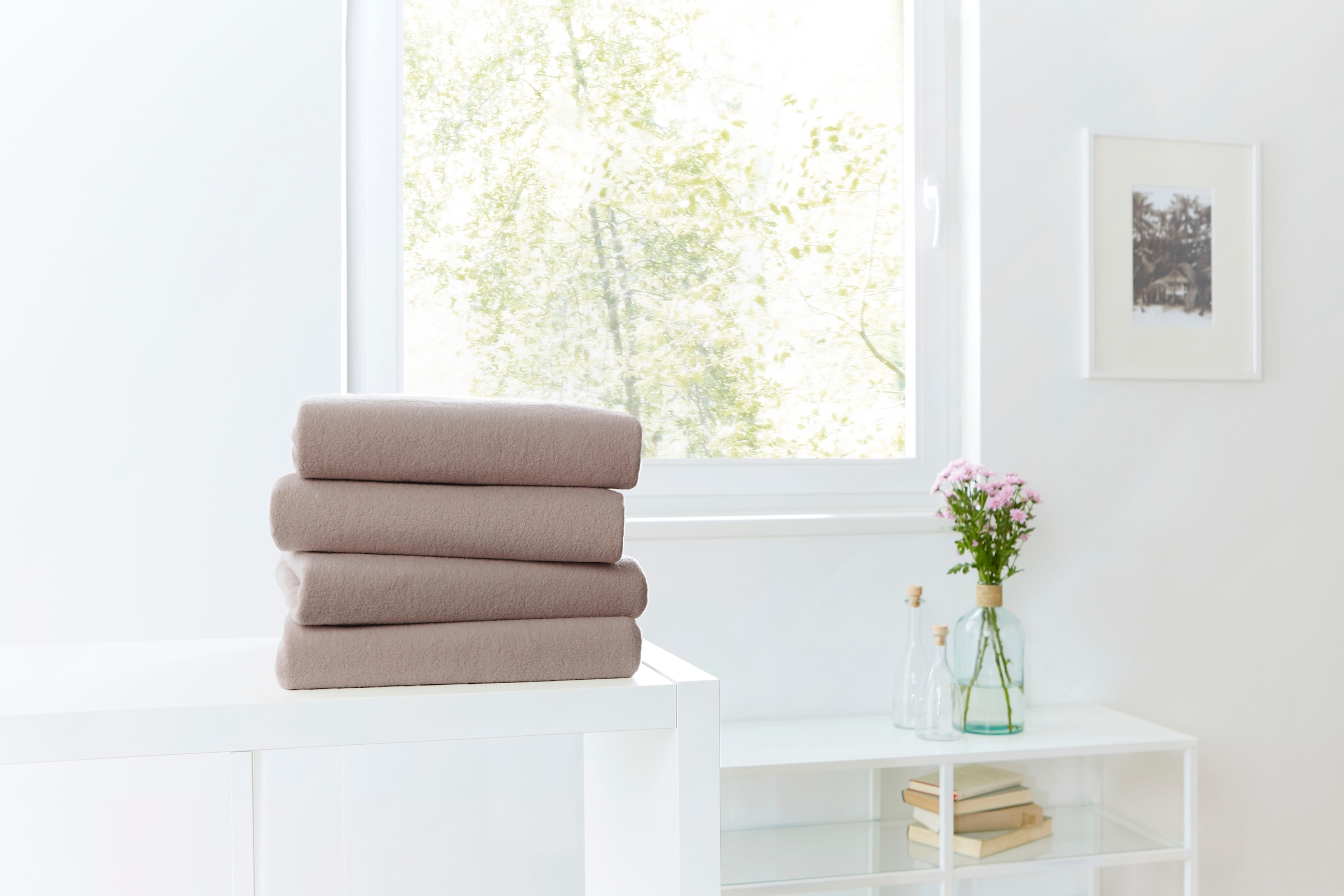 Primera Spannbettlaken »Teddy Flausch« 80% Baumwolle, für Matratzen bis 20 cm Höhe, kuschelig warm im Winter