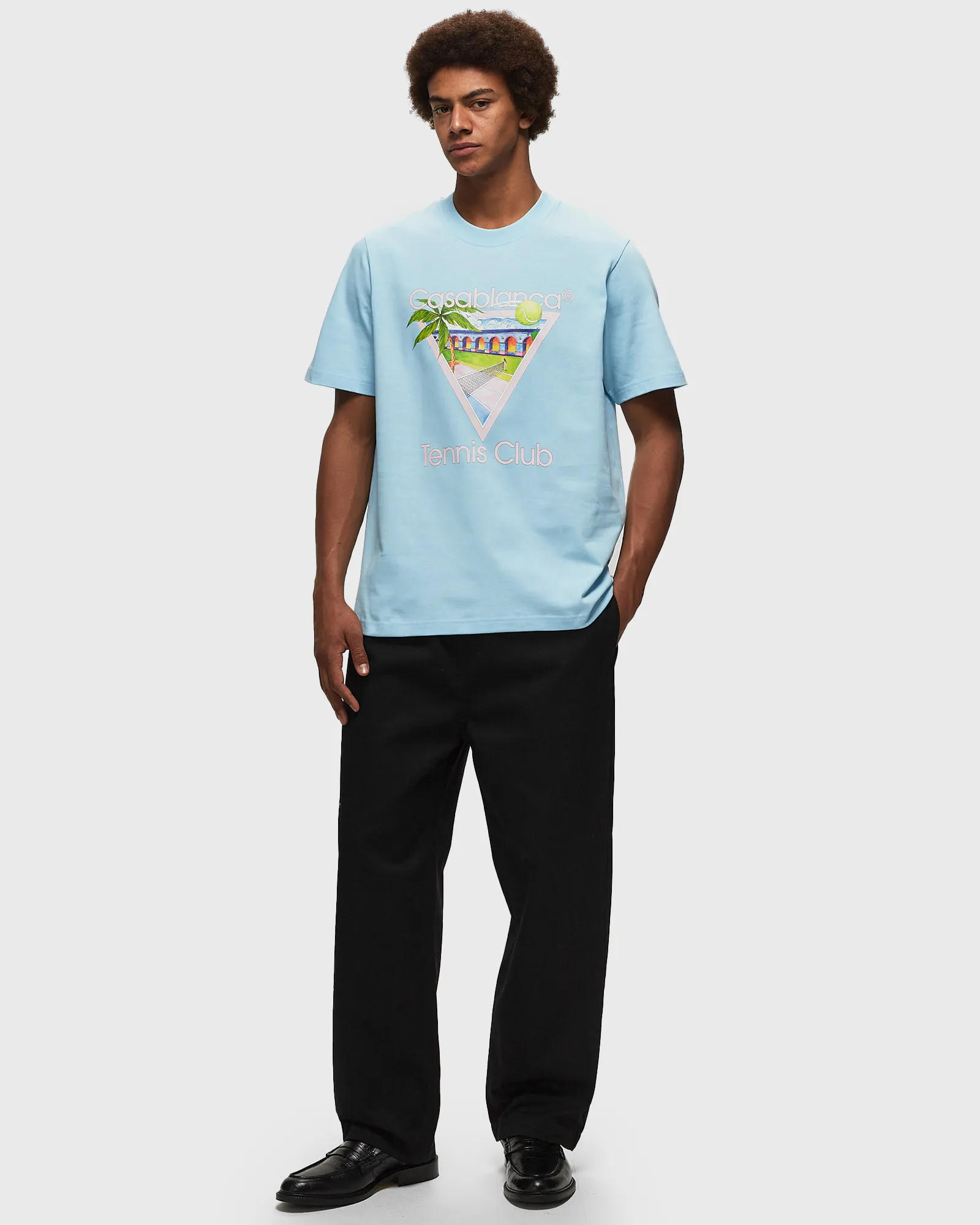 Casablanca TENNIS CLUB ICON SCREEN PRINTED T-SHIRT