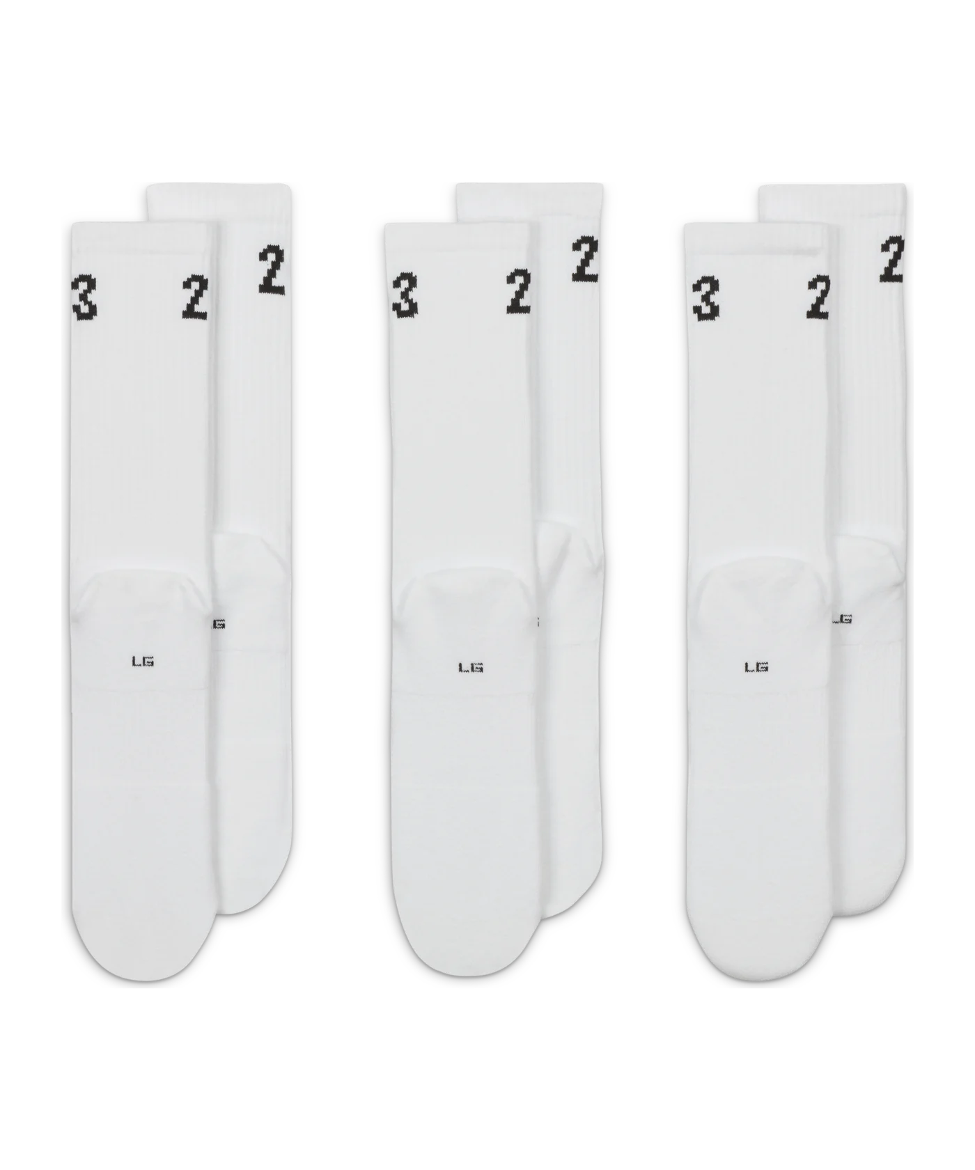 Jordan Essential Crew 3er Pack Socken Weiss F100