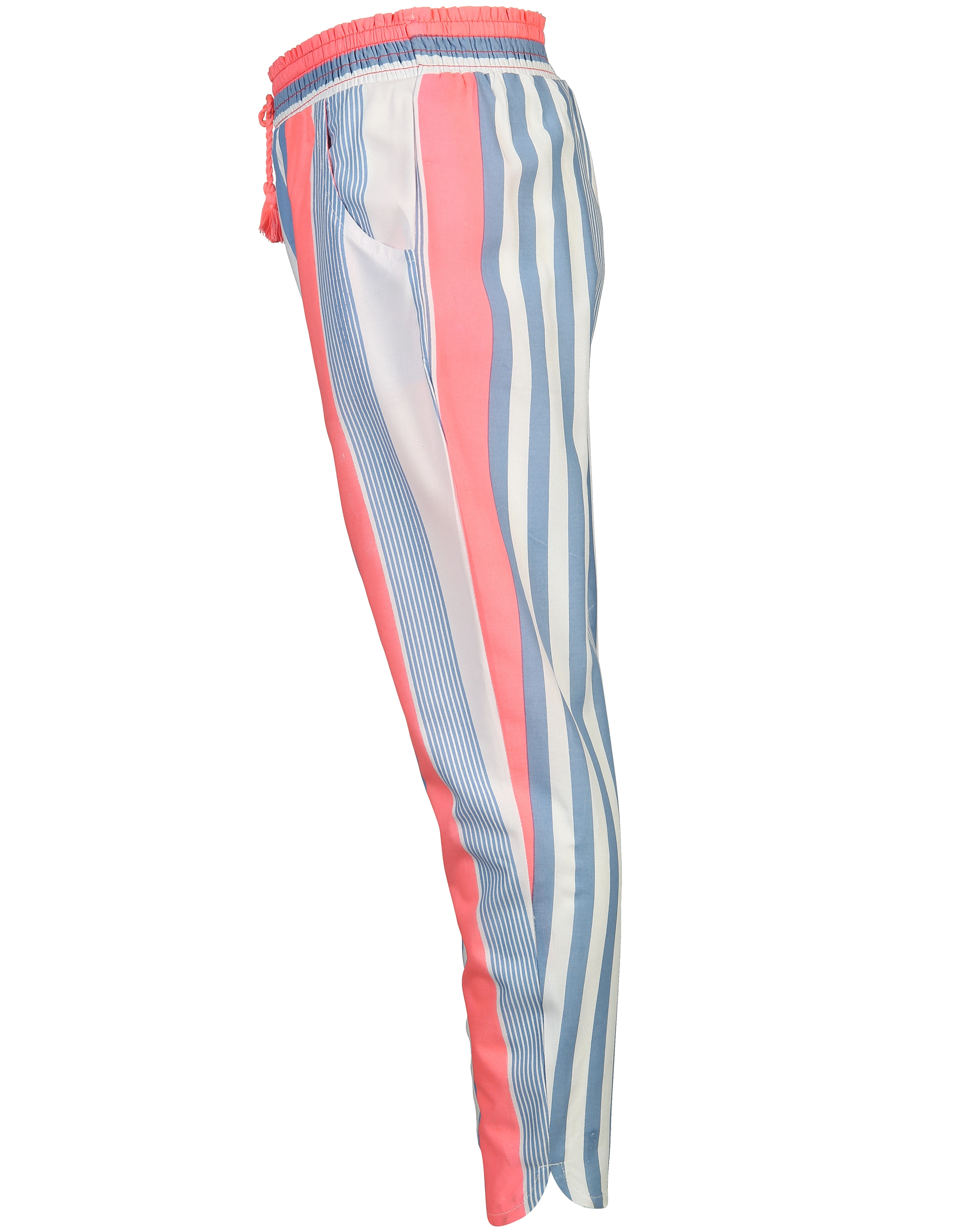 Sommerhose STRIPES in neon coral