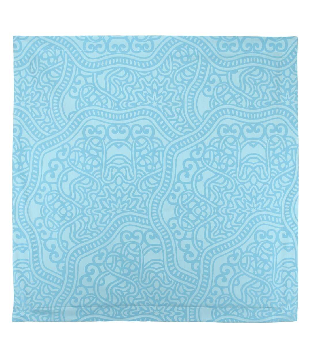 Taie d'oreiller 65x65 cm Satin de coton PANTHEON Bleu clair