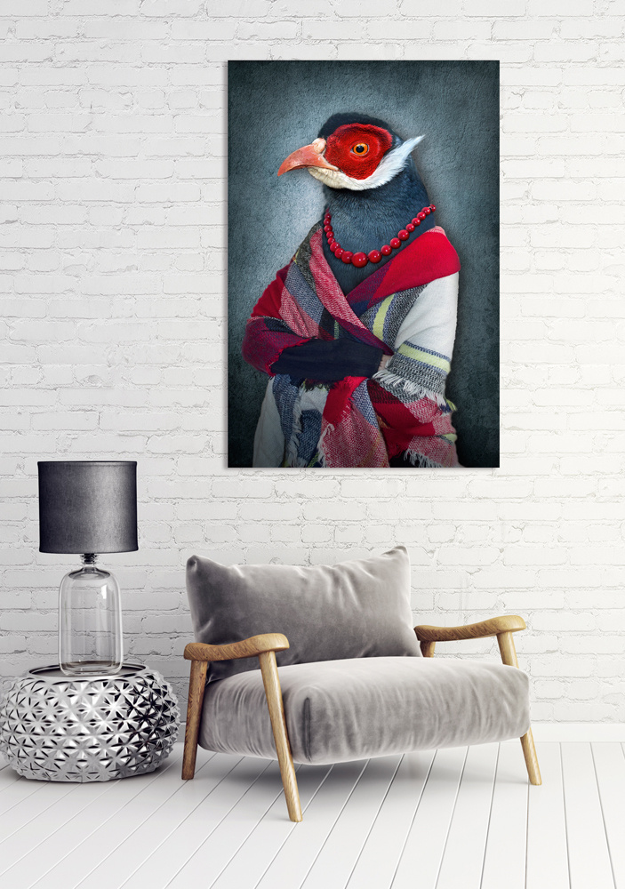 Akustikbild FASAN 80x120cm, 7kg
