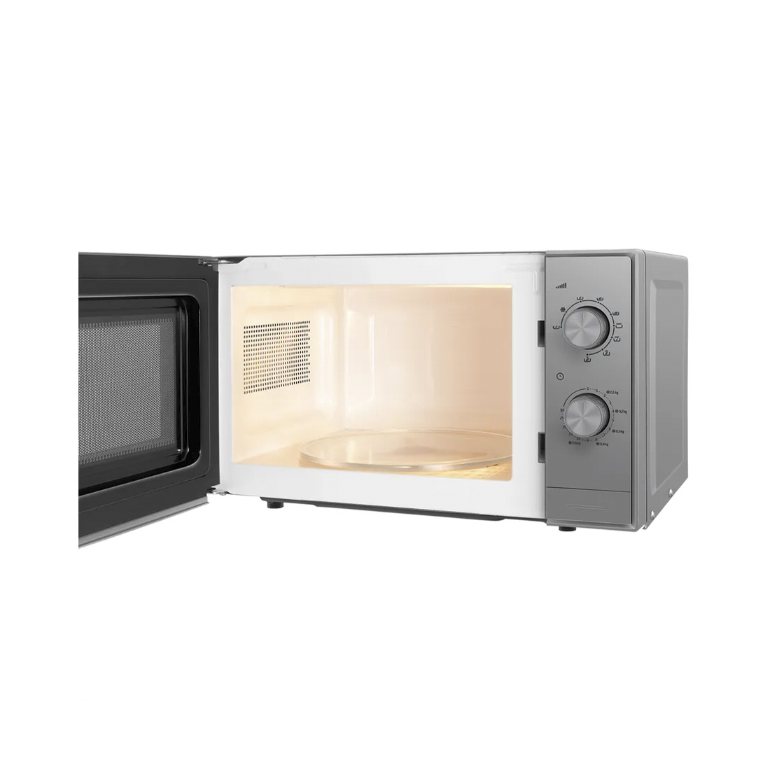 beko Mikrowelle mit Grill MGC20CH 20l Silber