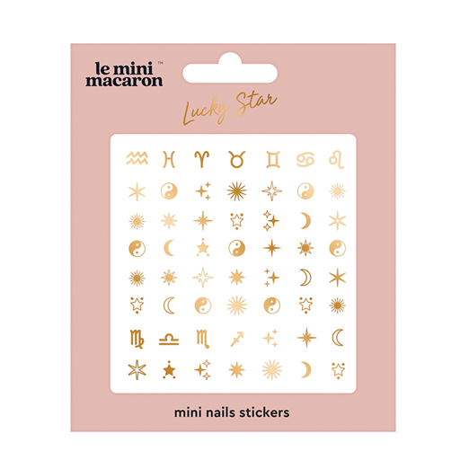 Le Mini Macaron Mini Nail Art Stickers, Lucky Star