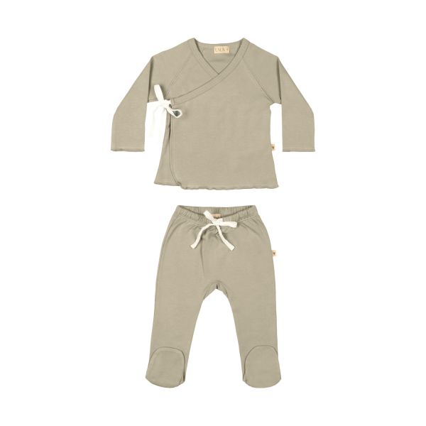 UAUA Kimono Set Met Voetjes Oceano 6-9 mnd