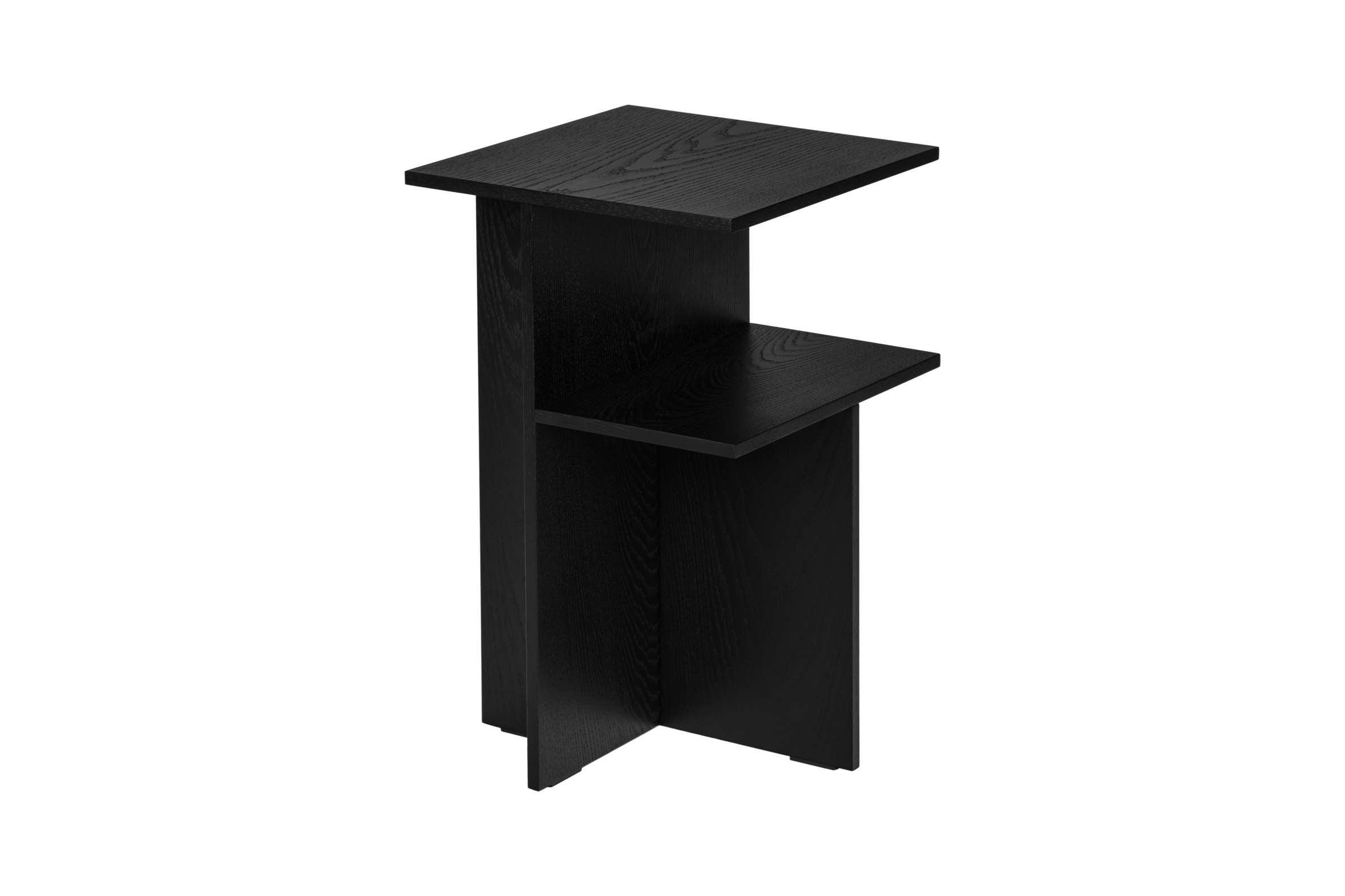 noo.ma ATIK Bijzettafel - Vulcano Black Oak