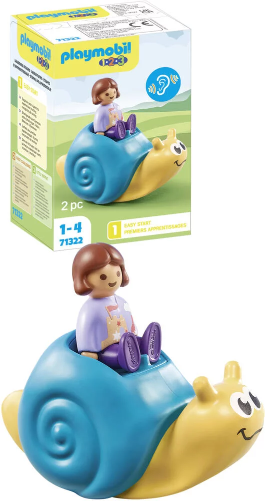 ENFANT ET ESCARGOT A BASCULE - 71322