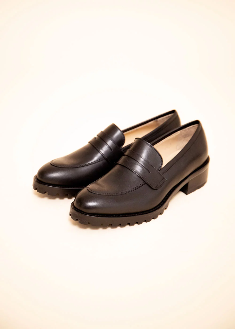 MOCASSIN WARRINGTON CUIR NOIR