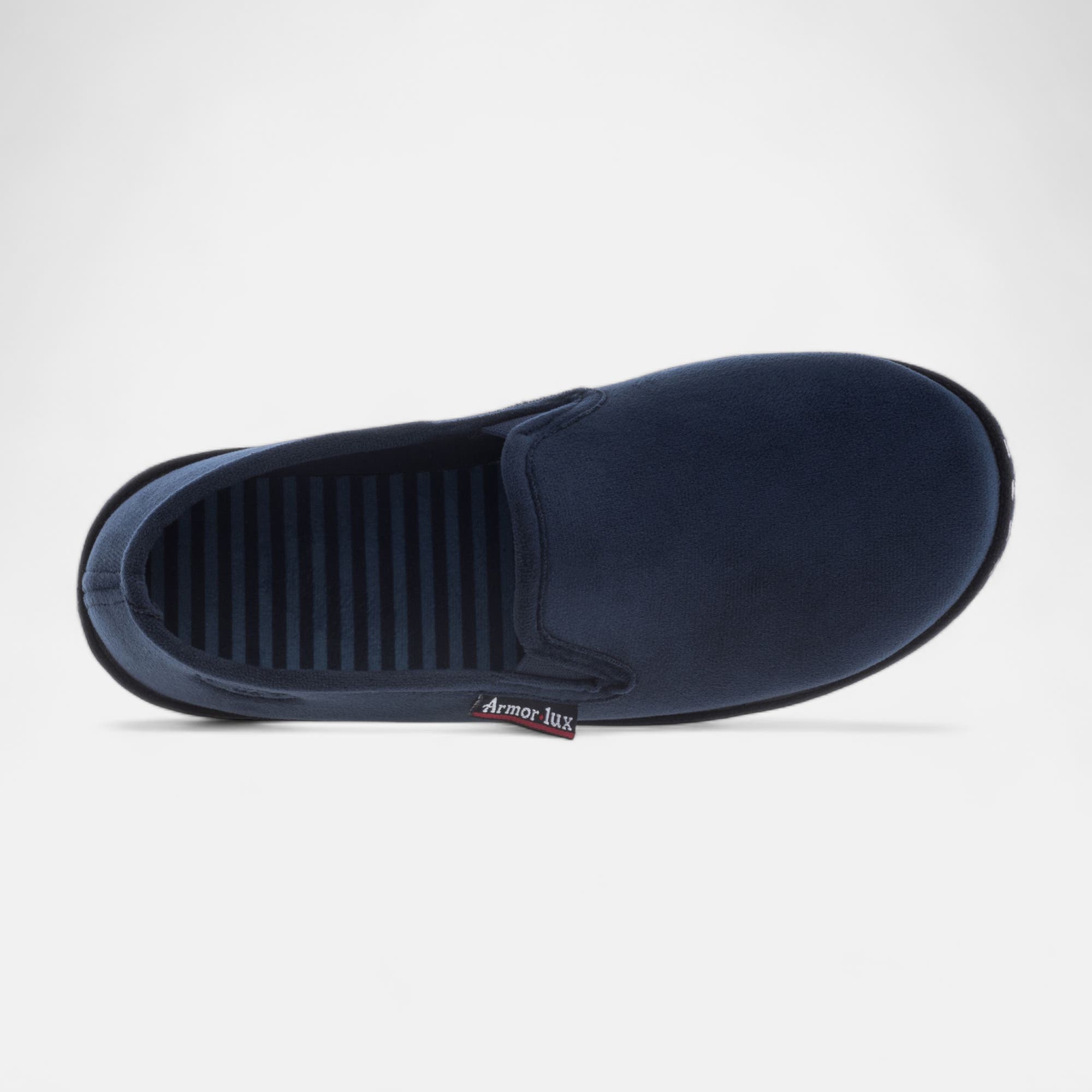 Pantoufles pieds sensibles Homme bleu marine