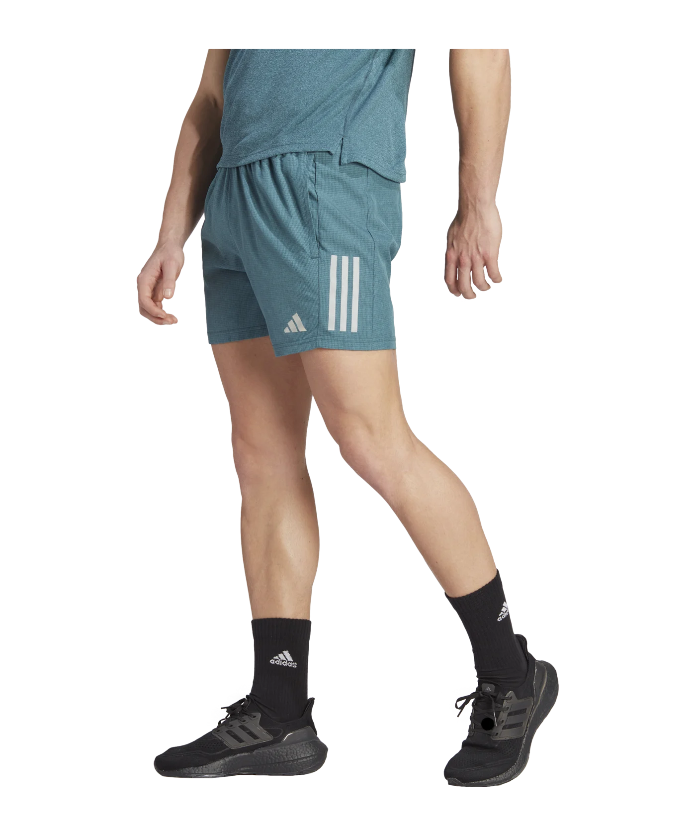 adidas Own The Run Heather Short Grün
