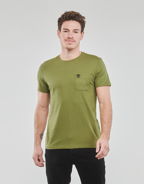Timberland - SS DUNSTAN RIVER POCKET TEE SLIM - Kaki