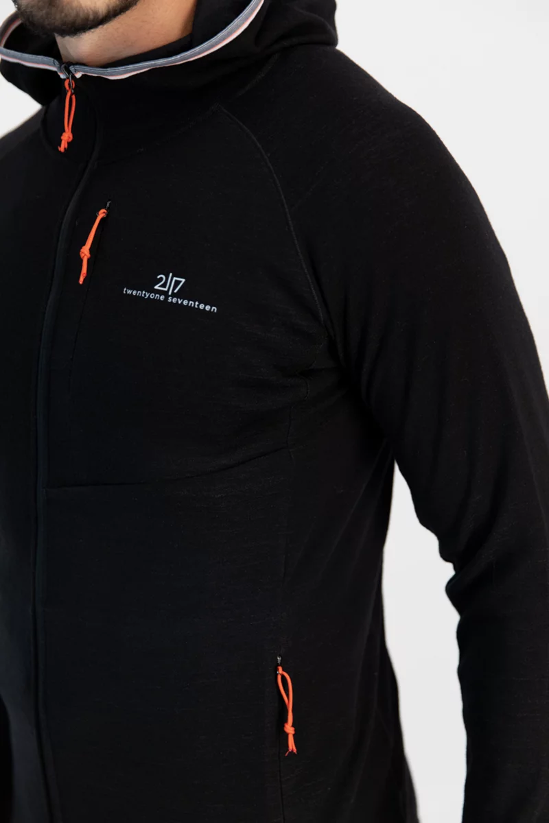 2117 OF SWEDEN Gasska Merino Hooded Herren Midlayer