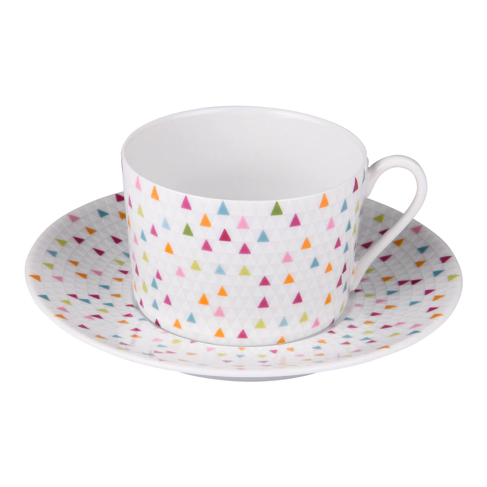 Tasse à thé et sa sous-tasse Manaos 22 cl (lot de 6) Table passion