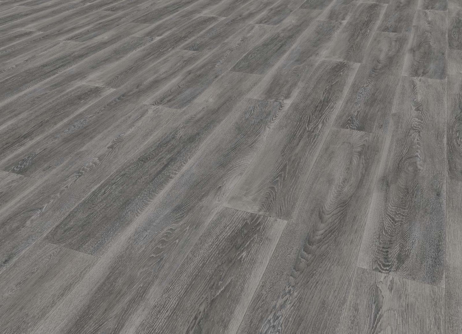 CV-vloer, houtlook, donkergrijze PVC-vloer, per meter verkocht met vliesrug, 200 cm breed (per meter verkocht)