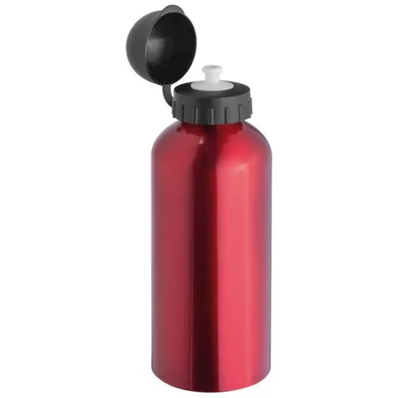 Macma Aluminium Trinkflasche mit Sportverschluss. 600 ml, rot