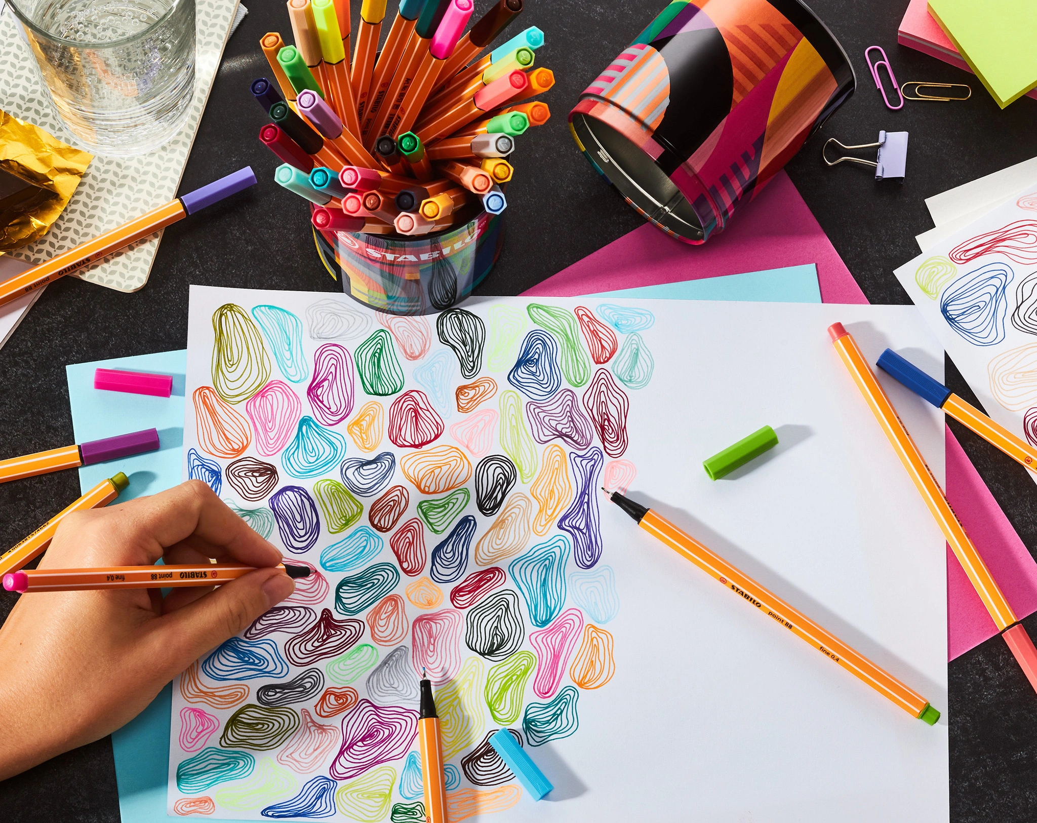 Fineliner STABILO® point 88 ARTY 45er-Pack