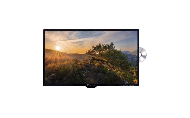 Caratec Vision Weitwinkel TV mit DVB-T2 HD DVB-S2 und DVD-Player