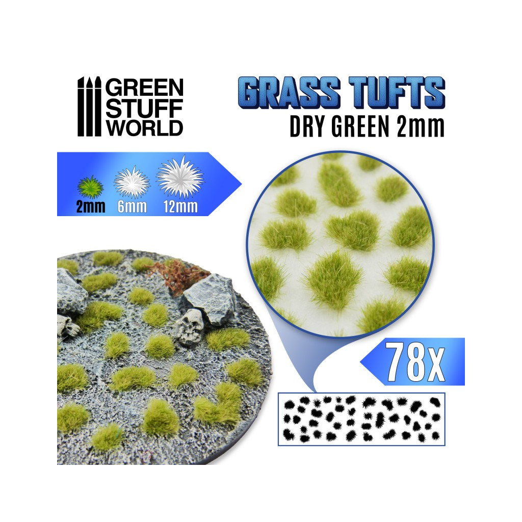 Green Stuff World - Touffes d'Herbe - 2mm