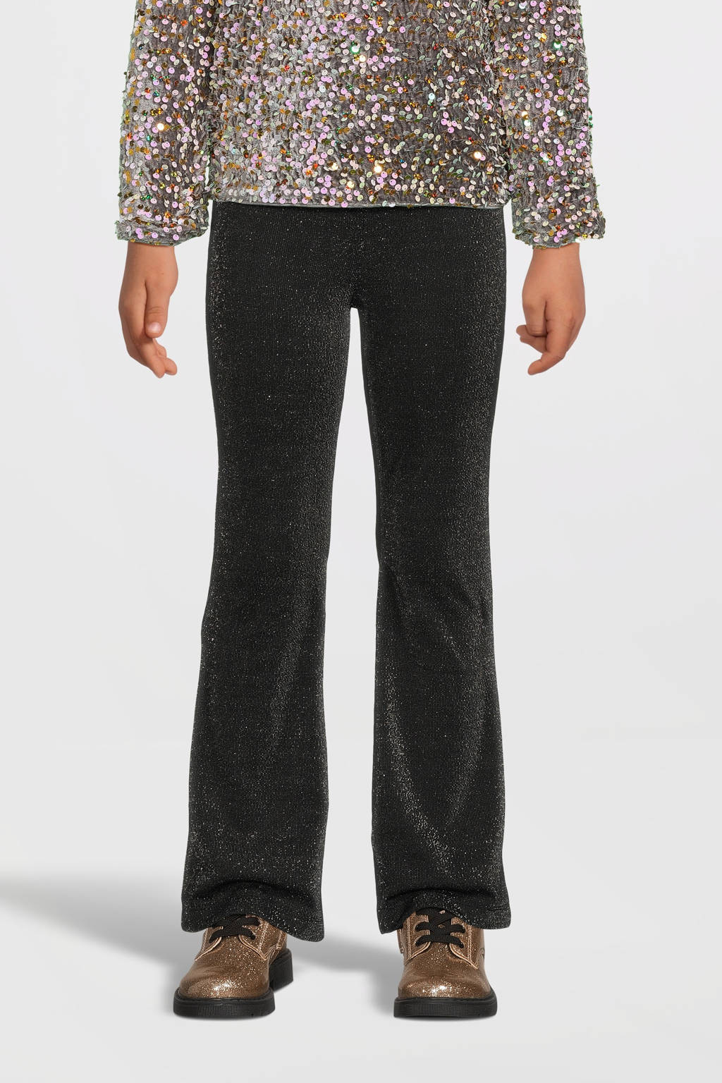 NAME IT bootcut broek NKFROISIN zwart