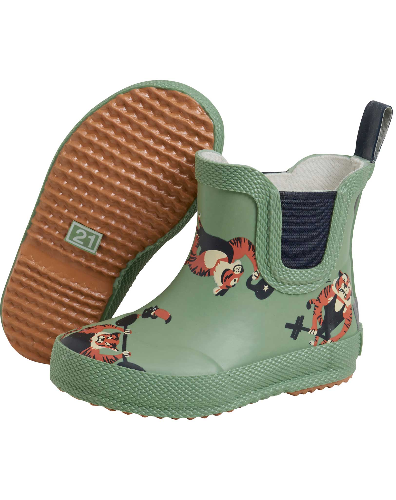 Gummistiefel MUSCLE TIGER kurz in grün