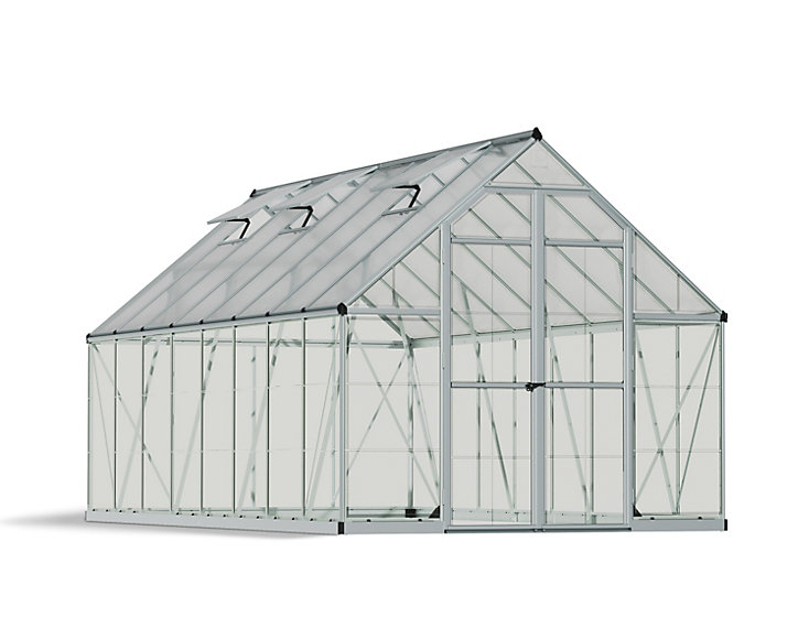 Serre de jardin Balance 11.9m² Argent Canopia by Palram