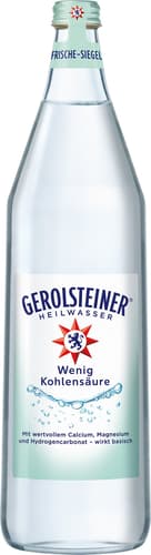 Gerolsteiner Heilwasser wenig Kohlensäure Kiste 6x1,0 l Glas (MEHRWEG)