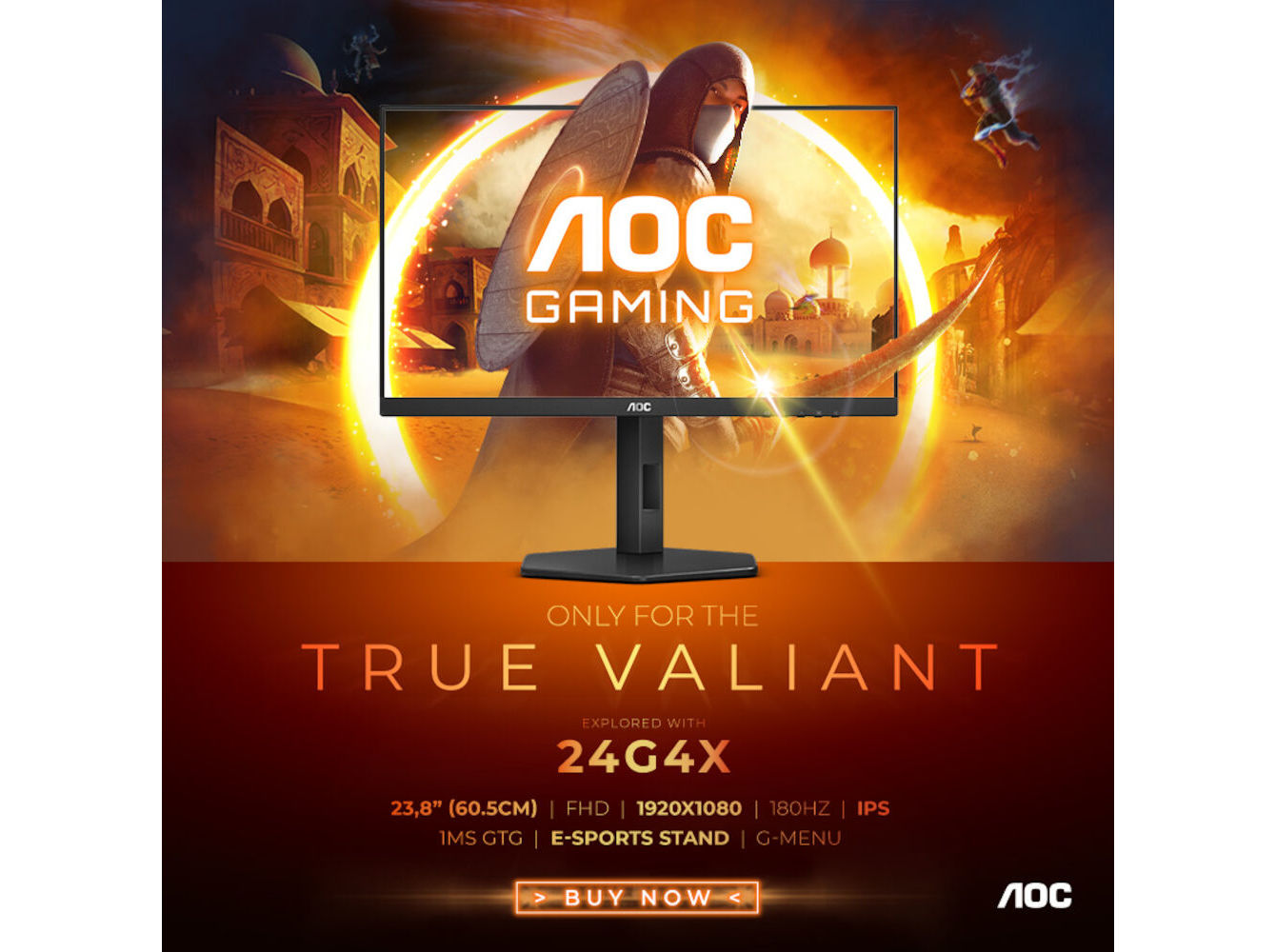 MONITOR GAMING AOC 24G4X (23.8\