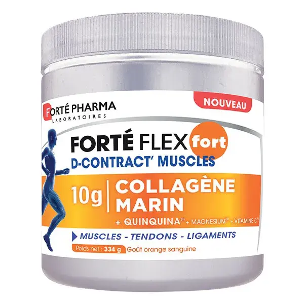 Forté Pharma Forté Flex Fort D-contract Músculos Colágeno Marinho Quinquina 334g