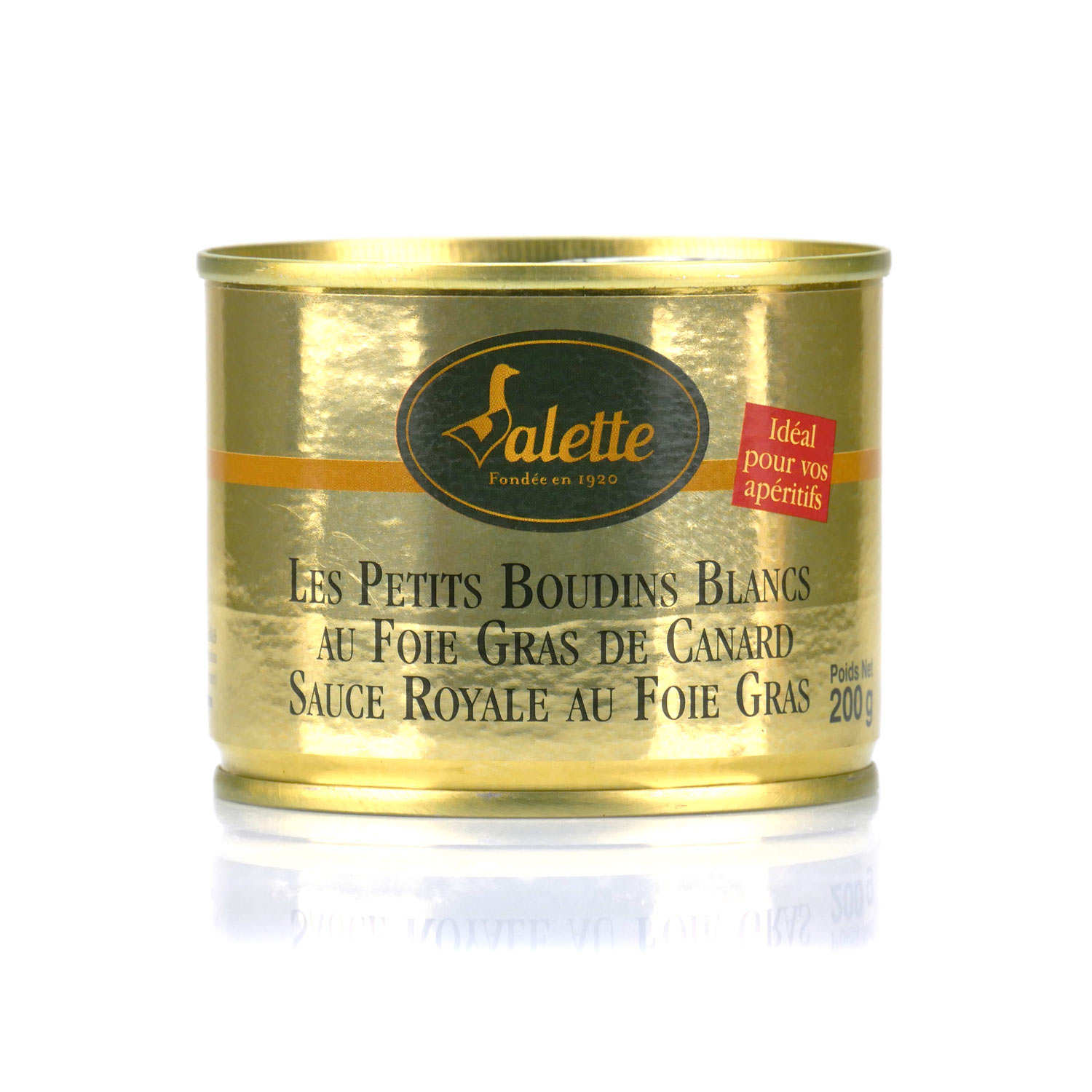Petits boudins blancs au foie gras de canard