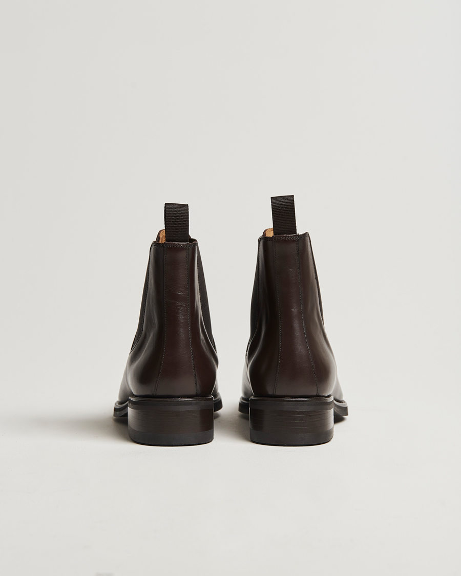 Oscar Jacobson Chelsea Boots Dark Mud Brown