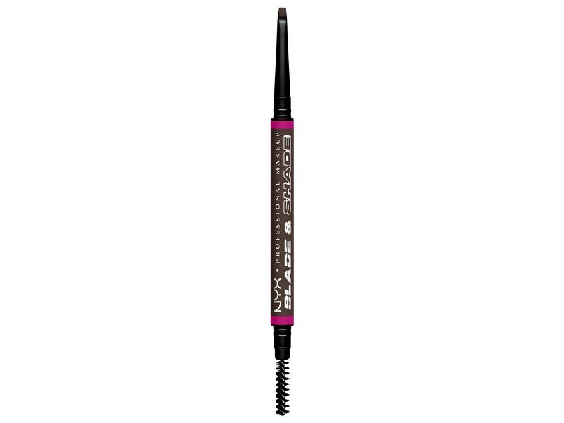 NYX Professional Makeup Augenbrauenstift Blade n Shade Ash Nano Augenbrauenstift mit integrierter Bürste