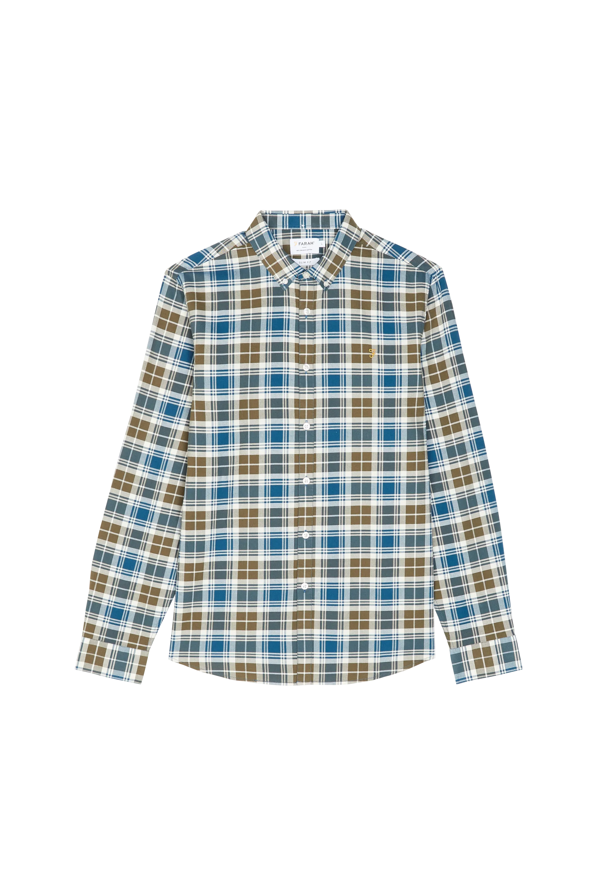 FARAH Chemise  BREWER CHECK Multicolore