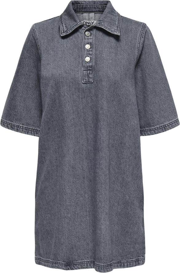 ONLY ONLGRY S/S DRESS DNM AZG Grey denim