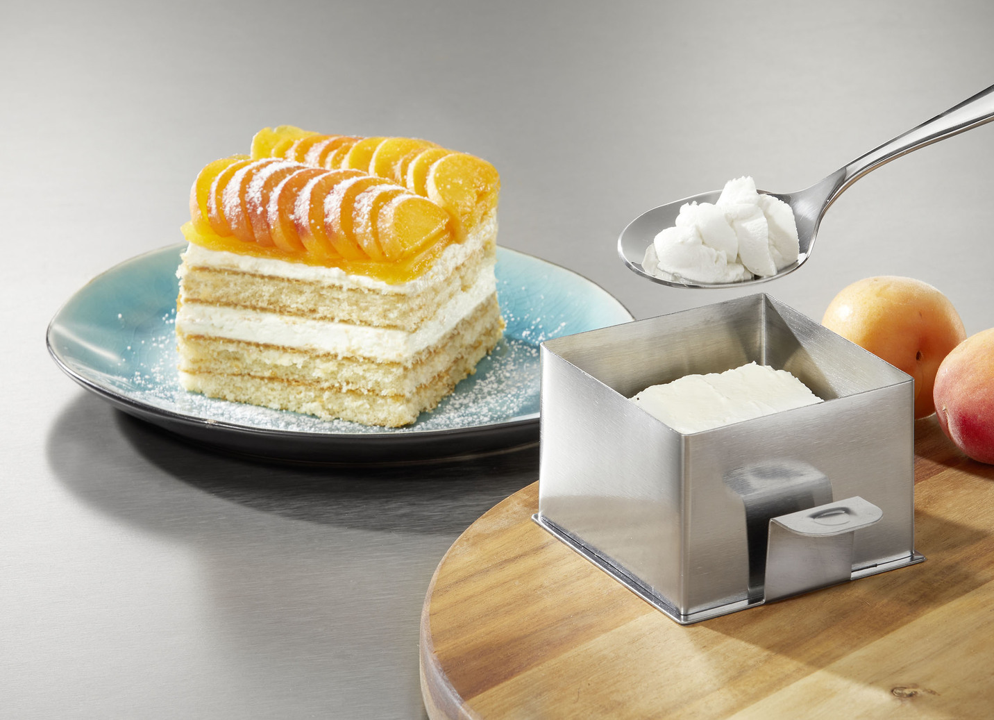 Stoneline Dessert- und Servierringe aus rostfreiem Edelstahl
