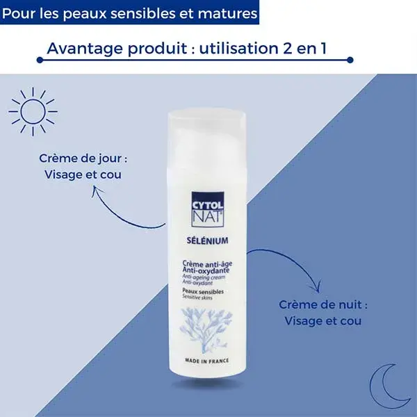 Cytolnat Selenium - Creme antioxidante antienvelhecimento