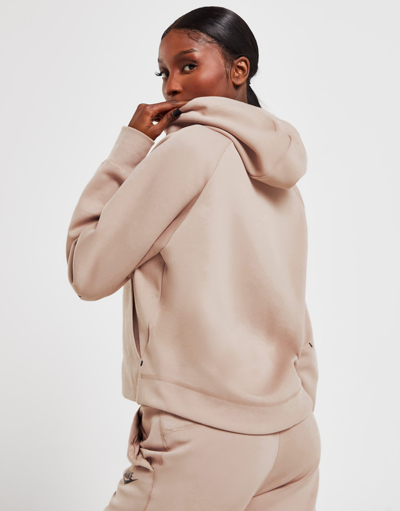 Nike Sweat à capuche en polaire avec fermeture éclair Tech