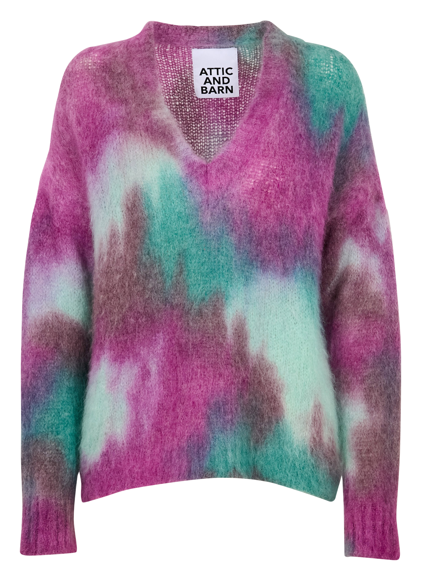 MANGROVIA - Pull oversize à col V | Violet