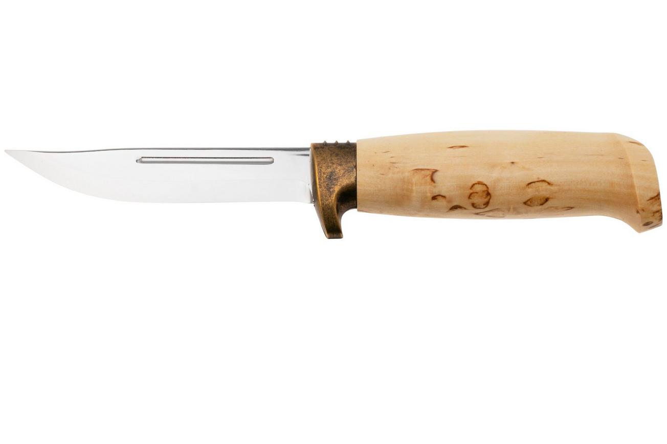 Marttiini Deluxe Classic 167015 Stainless, Curly Birch, bushcraftmes