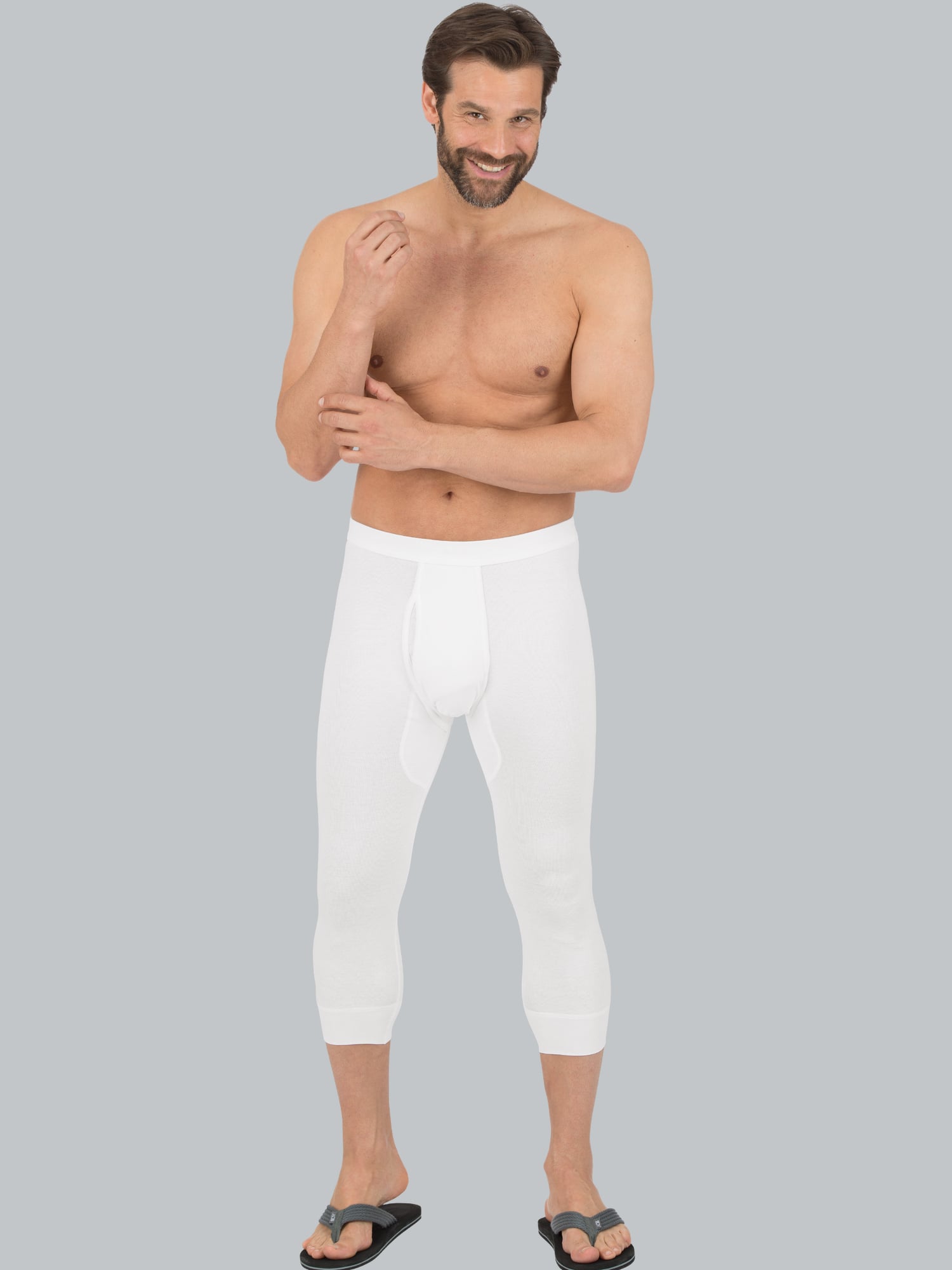 3/4 Unterhose im Doppelpack Weiss