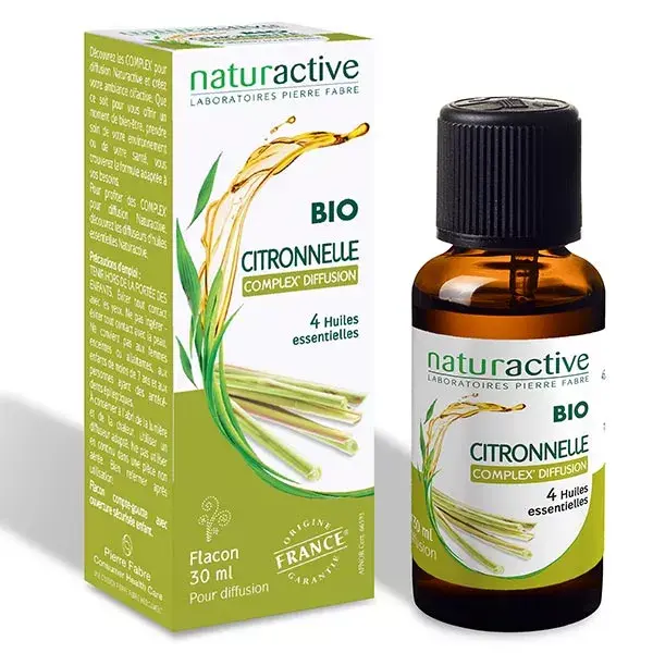 Óleos Essenciais de Capim-Limão Orgânico da Naturaactive Complex 30ml