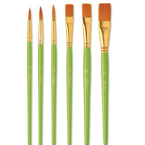 O'color Maxi Synthetikpinsel 36er-Set
