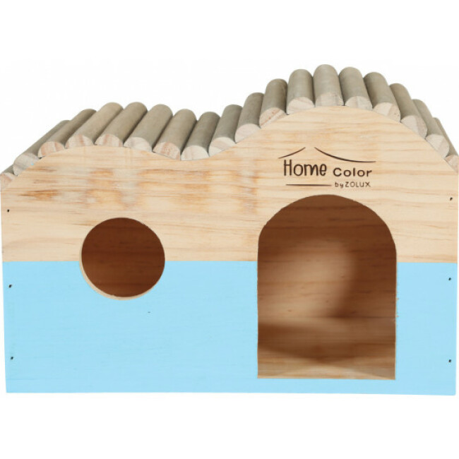 Maison abri toit rond en bois pour rongeur Zolux