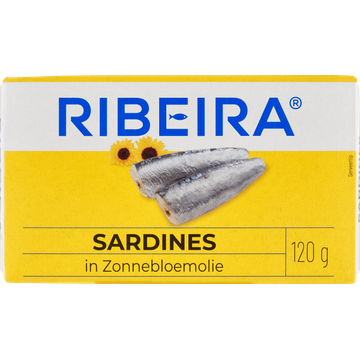 Ribeira Sardines in Zonnebloemolie 120 g