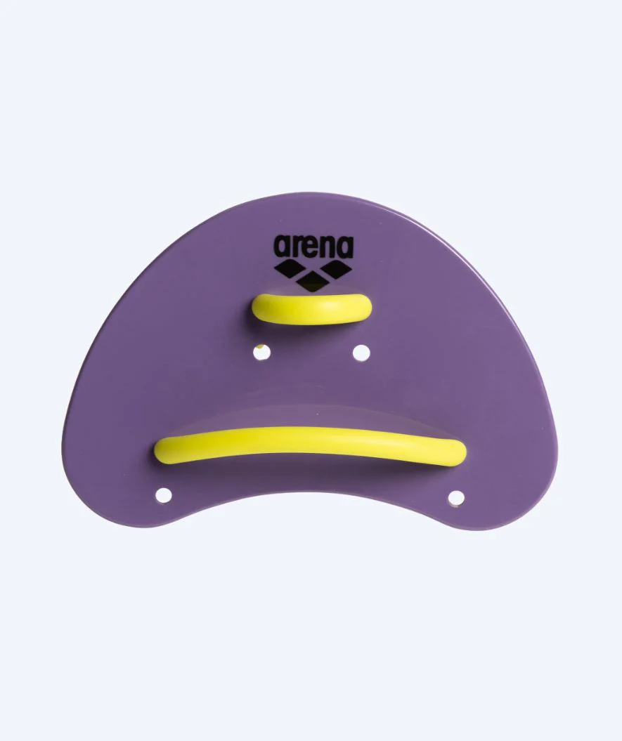 Arena finger paddles - Elite - Lilla/gul