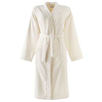 Peignoir de bain mixte adulte - coton velours ciselé - BECQUET CRÉATION - 420 g/m²